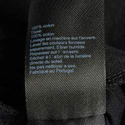 Pre Owned فستان أول سينتس أسود قطن نيكي قصير مقاس كبير (لارج)