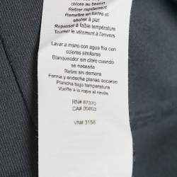 مملوكة مسبقًا Alo Yoga Grey Jersey Mesh Detail Leggings L