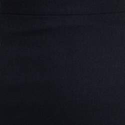 Pre Owned Altuzarra Navy Blue Wool Blend Stretch Faun Pencil Skirt S