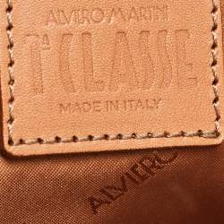 Alviero Martini 1A Classe Tan Leather Shoulder Bag