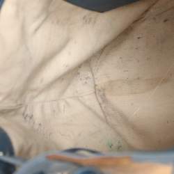 Pre Owned Alviero Martini 1A Classe Blue Leather Small Geo Bucket Bag