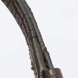 Pre Owned Alviero Martini 1A Classe Beige Coated Canvas Clutch