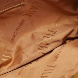 مملوكة مسبقًا {"name_ar": "حقيبة يد ألفيرو مارتيني 1A كلاس جلد بنقشة جيو كلاسيك بني فاتح"}