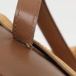 Pre Owned حقيبة يد أليفيرو مارتيني 1A كلاس بنقشة جيو بلون البيج/البني كانفاس مقوى وجلد