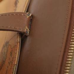 Pre Owned حقيبة يد أليفيرو مارتيني 1A كلاس بنقشة جيو بلون البيج/البني كانفاس مقوى وجلد