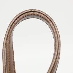 Pre Owned حقيبة يد أليفيرو مارتيني 1A كلاس بنقشة جيو بلون البيج/البني كانفاس مقوى  وجلد