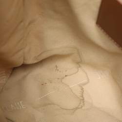 Pre Owned حقيبة يد أليفيرو مارتيني 1A كلاس بنقشة جيو بلون البيج/البني كانفاس مقوى وجلد