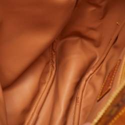 مملوكة مسبقًا حقيبة كروس دائرية الأفيرو مارتيني 1إيه كلاس قماش مطلي وجلد تان جيب