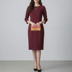 مملوكة مسبقًا حقيبة قماش مقوى بيج/أحمر جيور كلاسيك ألفيرو مارتيني 1A كلاس