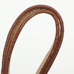 Pre Owned Alviero Martini 1A Classe Tan Geo Classic Print Coated Canvas Tote