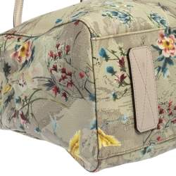 Pre Owned Alviero Martini 1A Classe Multicolor Coated Canvas and Leather Medium Oriental Garden Tote