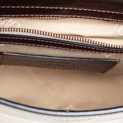 Alviero Martini 1A Classe Dark Brown Leather Tassel String Top Handle Bag
