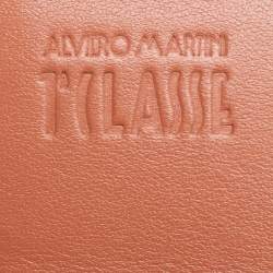 Pre Owned Alviero Martini 1A Classe Tan Geo Print Coated Canvas and Leather Continental Wallet