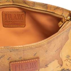 Pre Owned Alviero Martini 1A Classe Coated Canvass and Leather Baguette