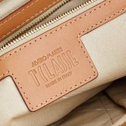Alviero Martini 1A Classe Beige Leather Tote