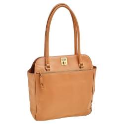 Alviero Martini 1A Classe Beige Leather Tote