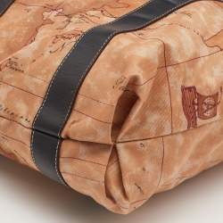Alviero Martini 1A Classe Brown Nylon and Leather Shoulder Bag 