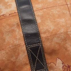 Alviero Martini 1A Classe Brown Nylon and Leather Shoulder Bag 