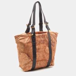 Alviero Martini 1A Classe Brown Nylon and Leather Shoulder Bag 
