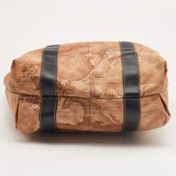 Alviero Martini 1A Classe Brown Nylon and Leather Shoulder Bag 