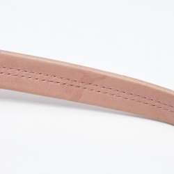 Alviero Martini 1A Classe Pink Geo Embossed Leather Zip Hobo