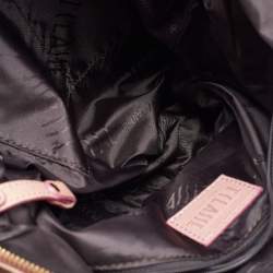 Alviero Martini 1A Classe Pink Geo Embossed Leather Zip Hobo