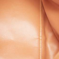 Pre Owned Alviero Martini 1A Classe Tan Geo Classic Print Coated Canvas and Leather Boston Satchel