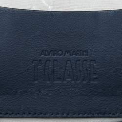 Pre Owned Alviero Martini 1A Classe Black/Tan Geo Print Coated Canvas and Leather Shoulder Bag