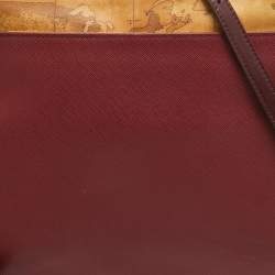 Pre Owned Alviero Martini 1A Classe Red Leather Shoulder Bag