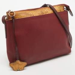 Pre Owned Alviero Martini 1A Classe Red Leather Shoulder Bag