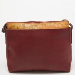 Pre Owned Alviero Martini 1A Classe Red Leather Shoulder Bag