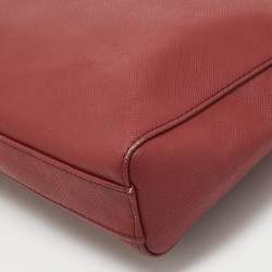 Pre Owned Alviero Martini 1A Classe Red Leather Shoulder Bag