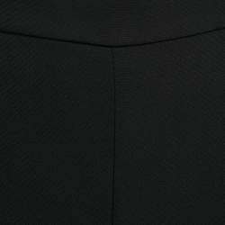 Pre Owned Amanda Uprichard Black Crepe Wide Leg Trousers M