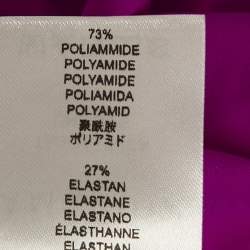 Pre Owned Amazuin Pink Jersey Tie-Up Detail Midi Issad Dress One Size