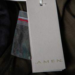Amen Multicolor Sequin Embellished Satin Bomber Jacket M 