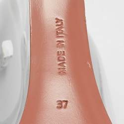 Amina Muaddi Transparent PVC Ane Wedge Pumps Size 37