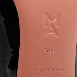 مملوكة مسبقًا Amina Muaddi Anok Size 38.5 Black Patent Leather Mules
