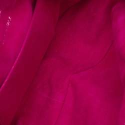 Amina Muaddi Pink Satin Super Amini Bella Bag
