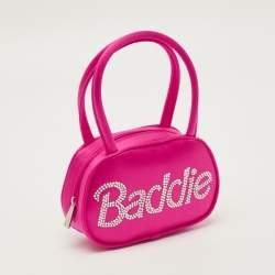 Pre Owned حقيبة أمينة معادي بادي أميني سوبر ساتان فوشيا