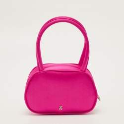 Pre Owned حقيبة أمينة معادي بادي أميني سوبر ساتان فوشيا