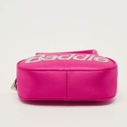 Pre Owned حقيبة أمينة معادي بادي أميني سوبر ساتان فوشيا