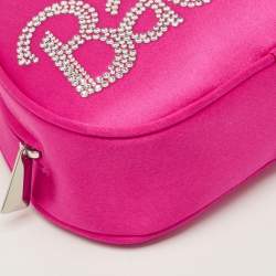 Pre Owned حقيبة أمينة معادي بادي أميني سوبر ساتان فوشيا