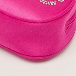 Pre Owned حقيبة أمينة معادي بادي أميني سوبر ساتان فوشيا