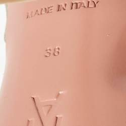 Pre Owned Amina Muaddi Grey Satin Begum Slingback Pumps Size 38