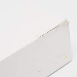 Pre Owned Amina Muaddi Transparent PVC Julia Glass Sandals Size 37