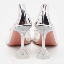 Amina Muaddi Transparent PVC Betty Glass Pumps Size 40.5