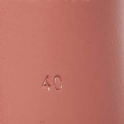 Amina Muaddi Pink Satin Begum Pumps Size 40