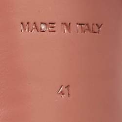 Pre Owned Amina Muaddi Purple PVC Begum Slingback Pumps Size 41