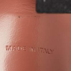 Pre Owned Amina Muaddi Black Suede lupita Slide Sandals Size 41