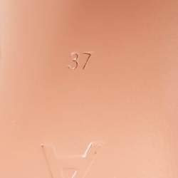 Pre Owned Amina Muaddi Green PVC Begum Slide Sandals Size 37